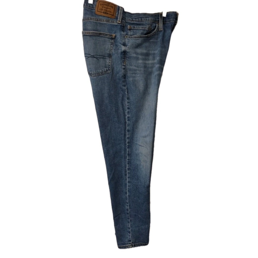 Signature Levi Strauss & Co. Gold Jeans Mens W36xL30 Relaxed 5 Pocket Blue Denim